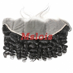 #1b Brazilian Raw Human Hair 13x4 Lace Frontal Loose Wave