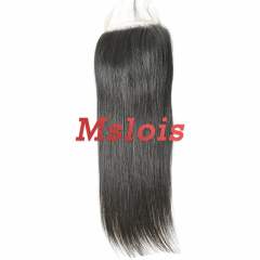 HD Lace Virgin Human Hair Straight 4x4 Lace Closure