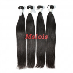 #1b Brazilian Virgin Human Hair 13X4 Lace Frontal With Hair Weft Straight