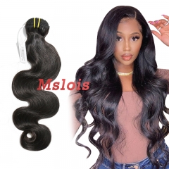 #1b Peruvian Raw Human Hair Weft body wave