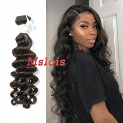 #1b Brazilian Virgin Human Hair Weft deep wave