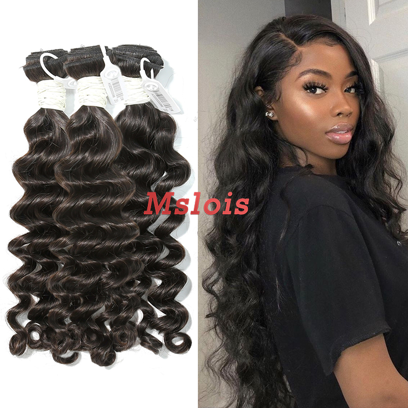 #1b Indian Virgin Hair Weft deep wave