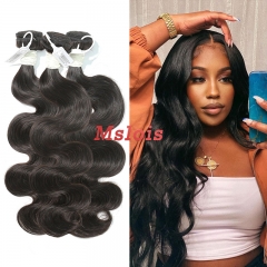 #1b Malaysian Virgin Hair Weft body wave