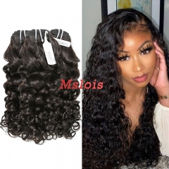 #1b Indian Virgin Hair Weft italy curly