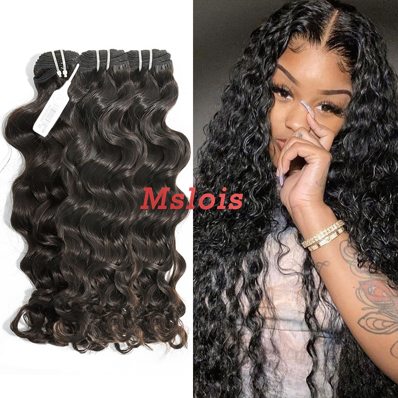 #1b Peruvian Virgin Human Hair Weft indian wavy