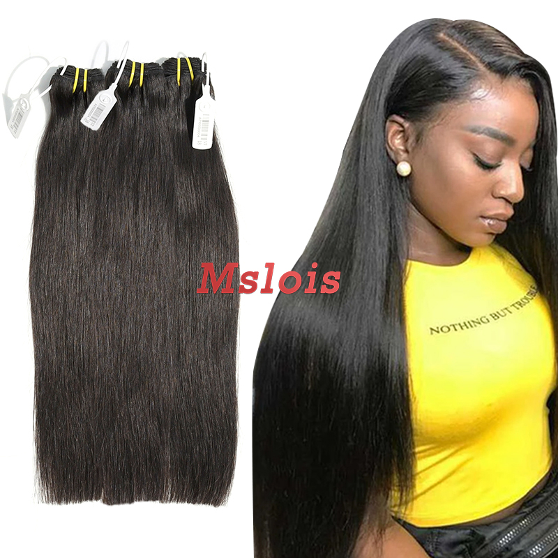 #1b Malaysian Raw Human Hair Weft Straight