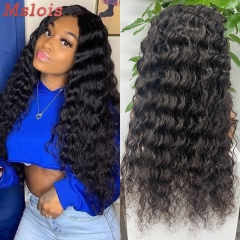 Brazilian Raw Human Hair 5×5 Swiss HD wig Deep Wave