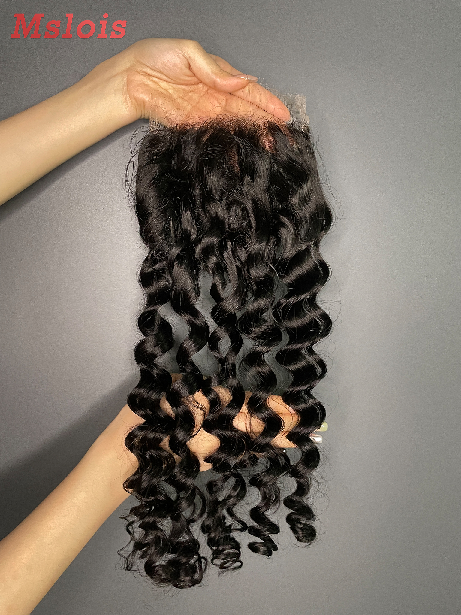 5×5 HD Lace Deep Wave 14 16 18Inch Free Shipping