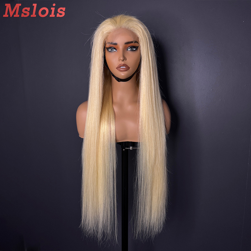 #613 Blonde European Virgin Human Hair 13x4 Frontal Wig straight