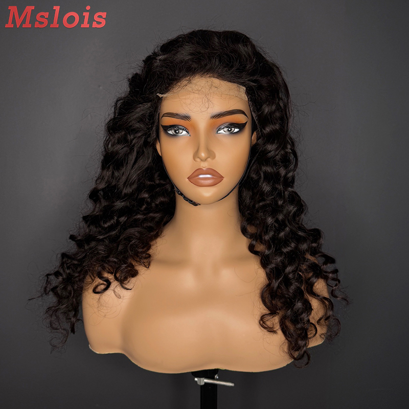 Brazilian Virgin Human Hair 4x4 Swiss HD wig Deep Wave